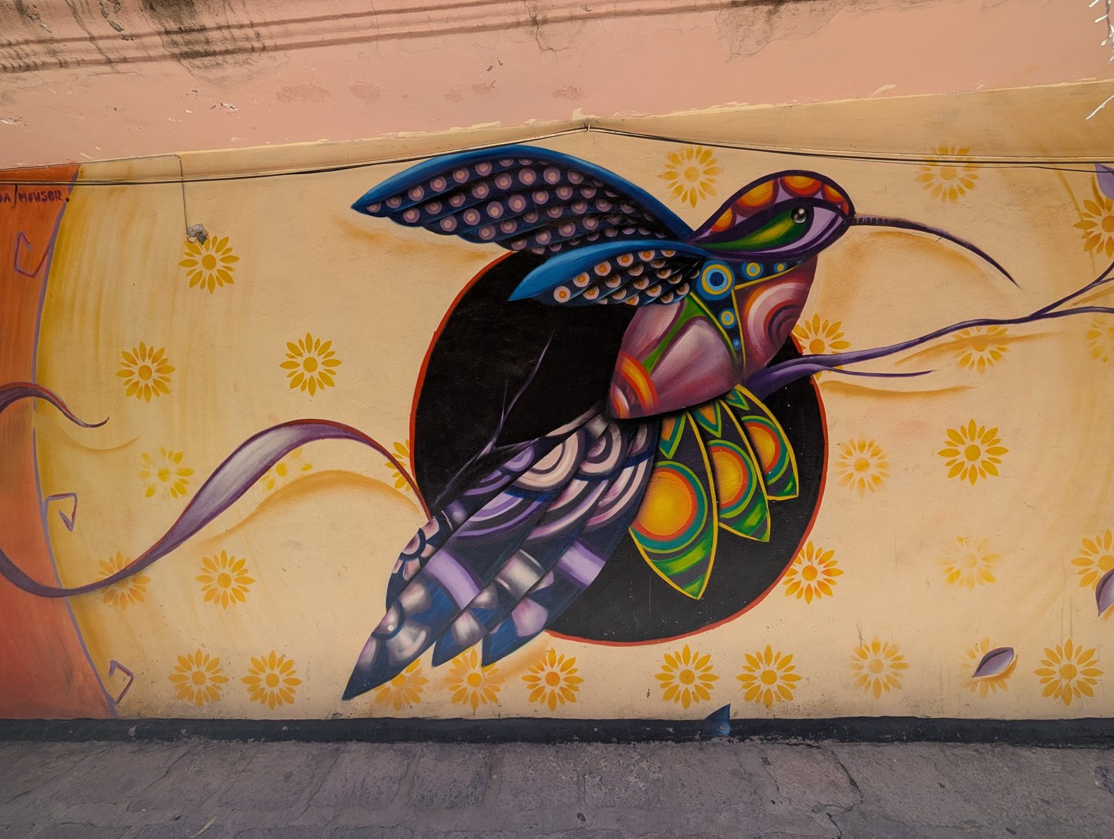 Alebrije-style hummingbird