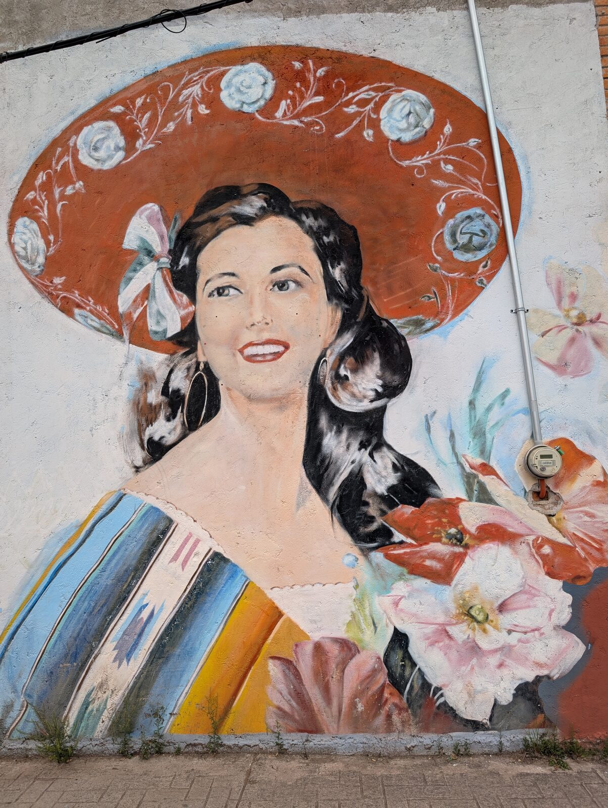 Mujer con sombrero de charro