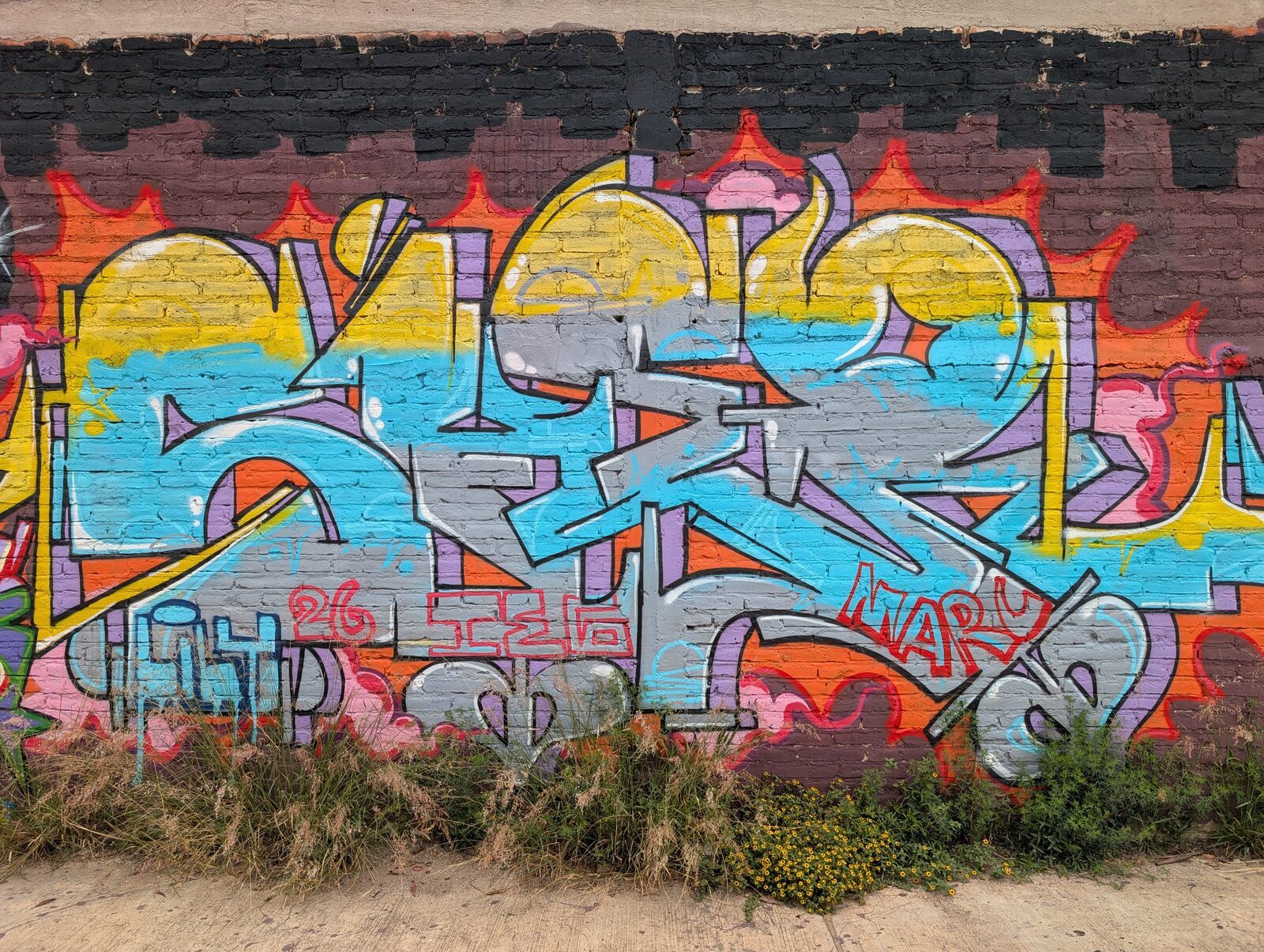 Sunburst wildstyle piece