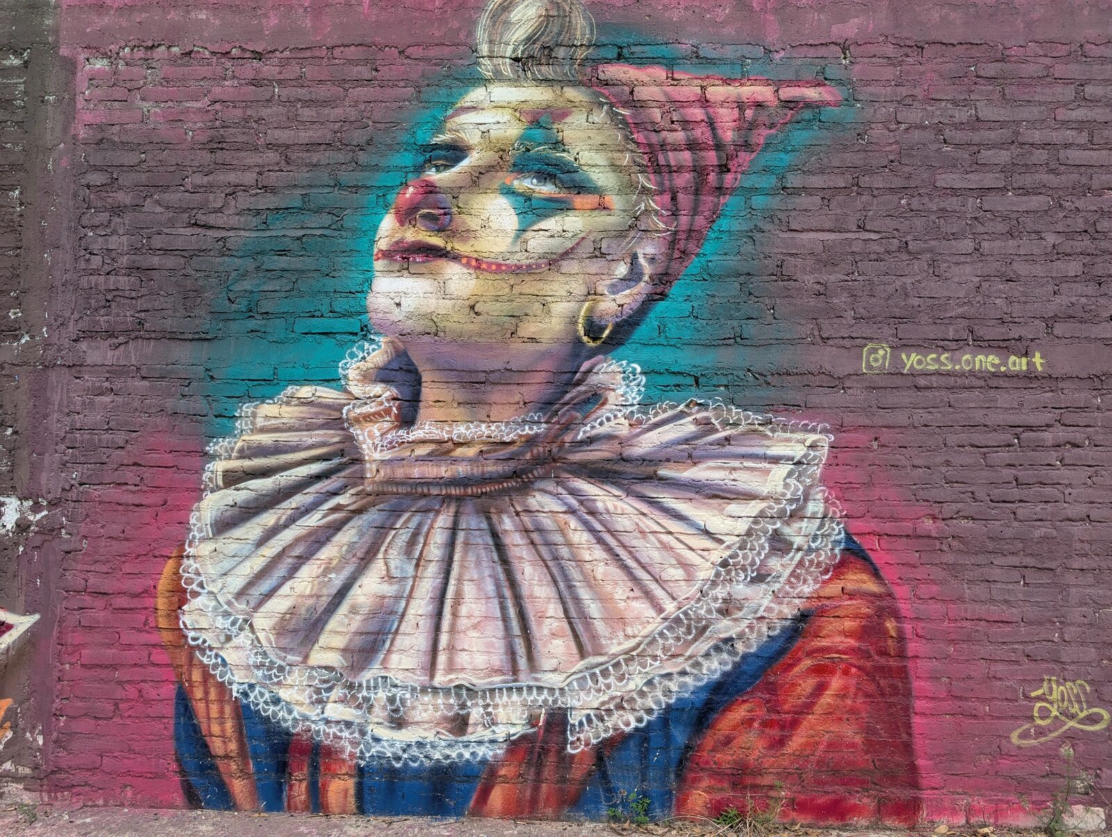 Pierrot in a ruff