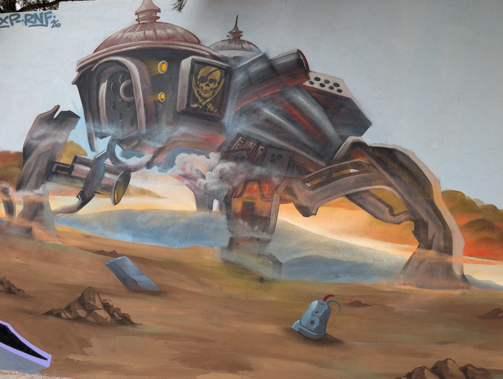 Steampunk walker
