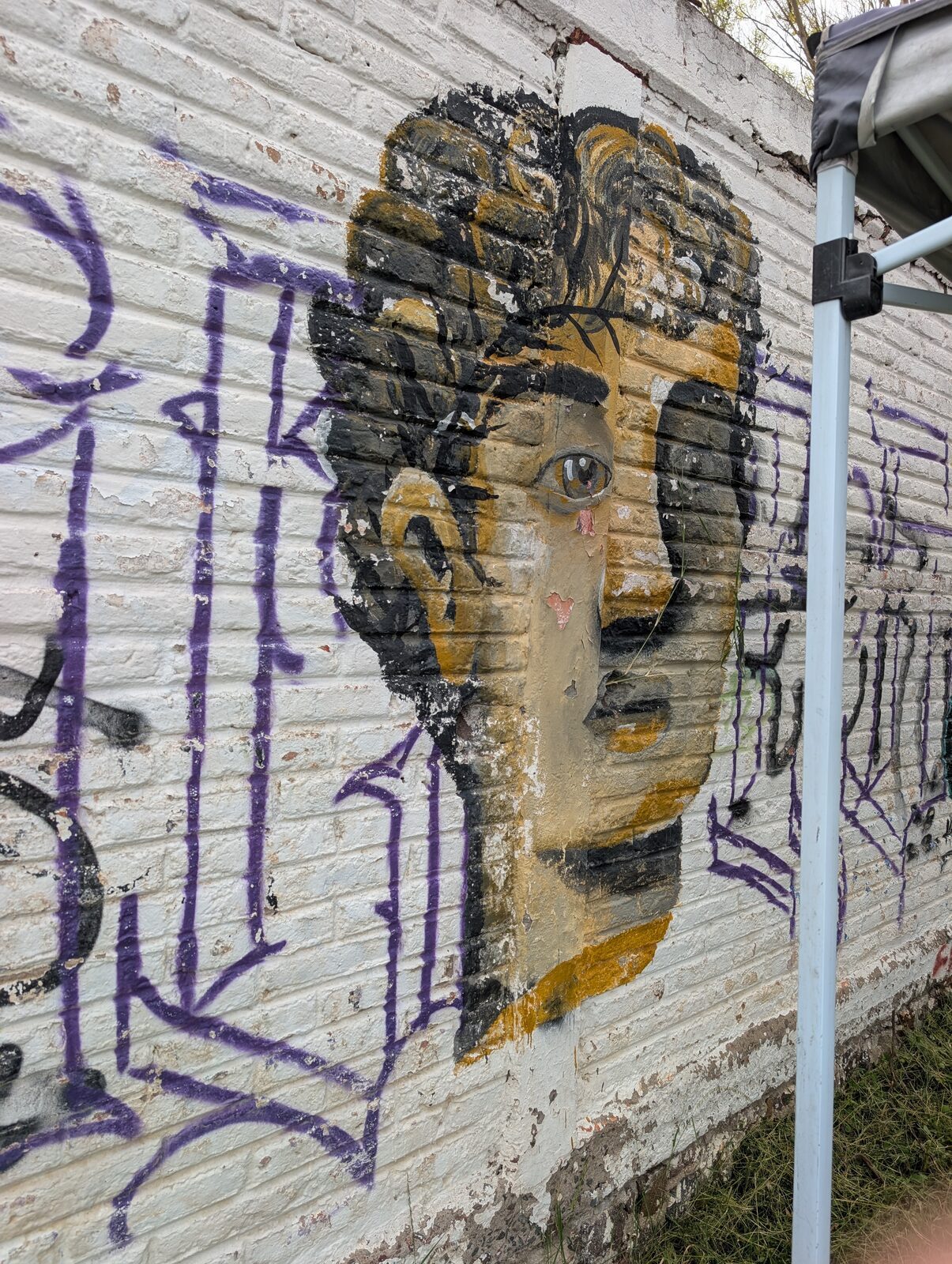 Gold-toned portrait