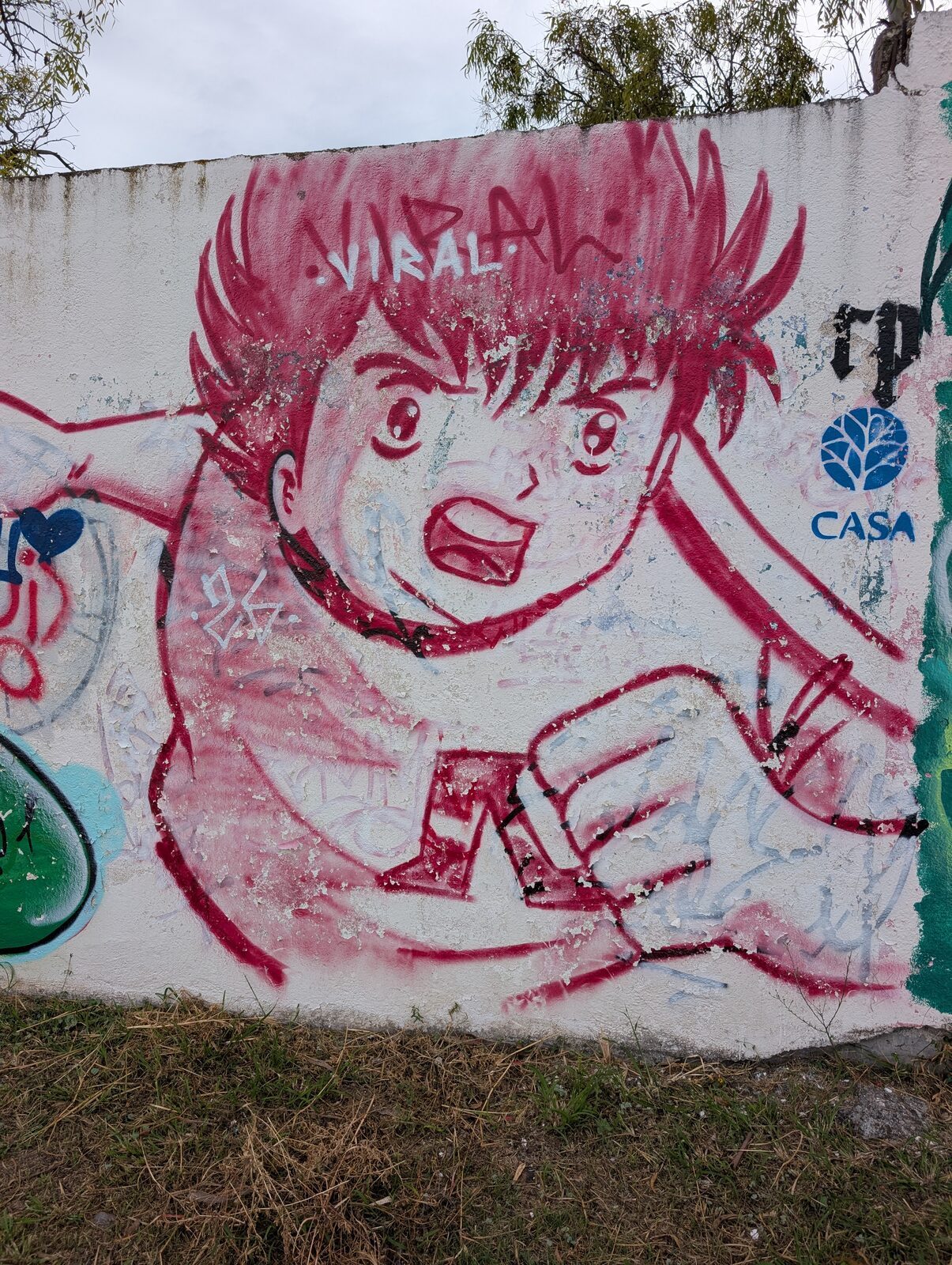 Red anime footballer