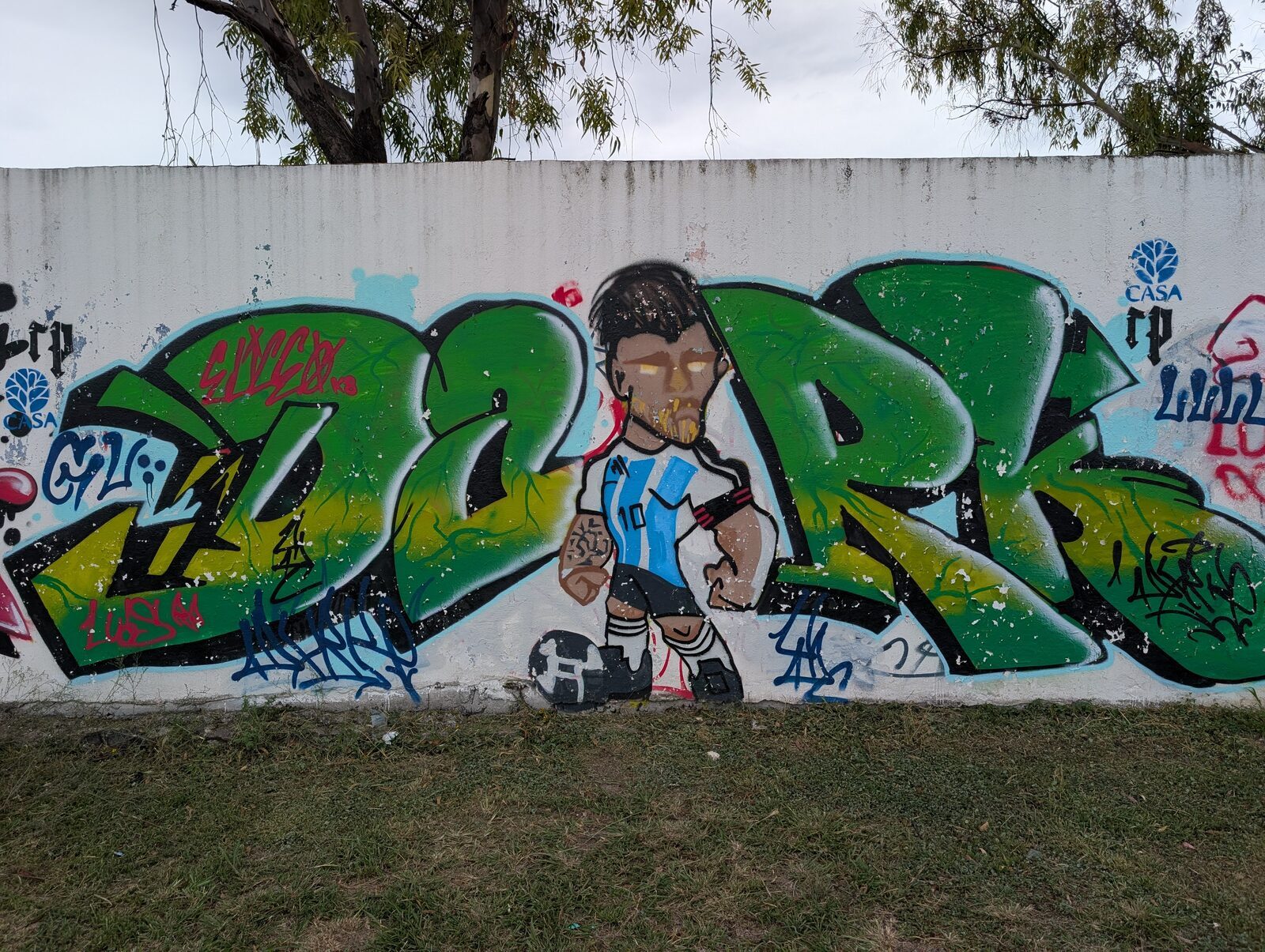 Messi and green burner