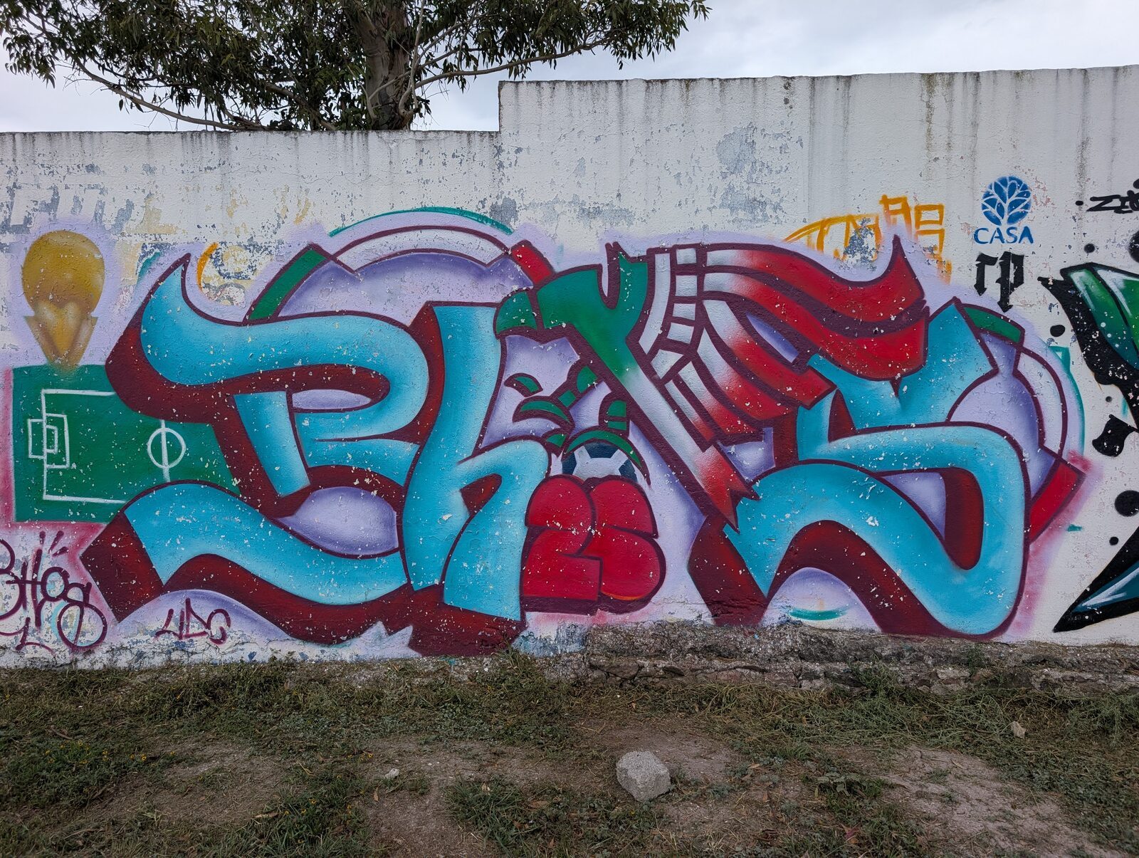 Soccer wildstyle piece