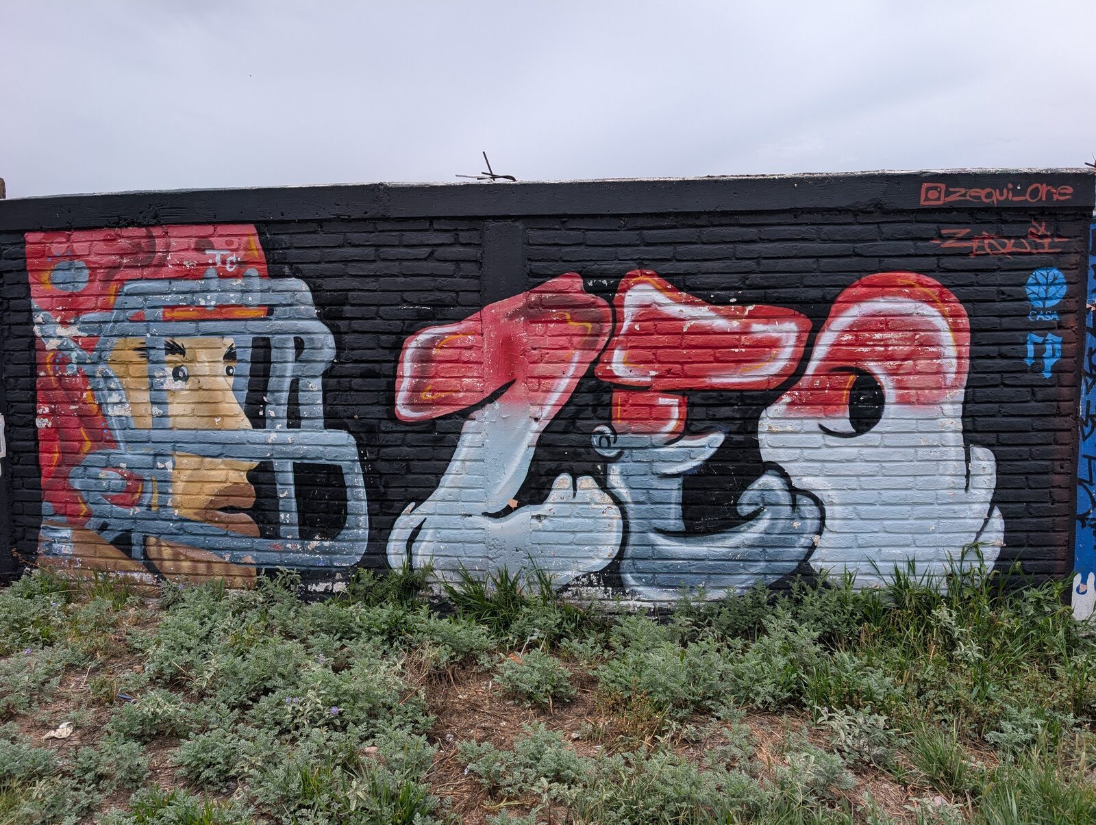 Bubble letters and caricature