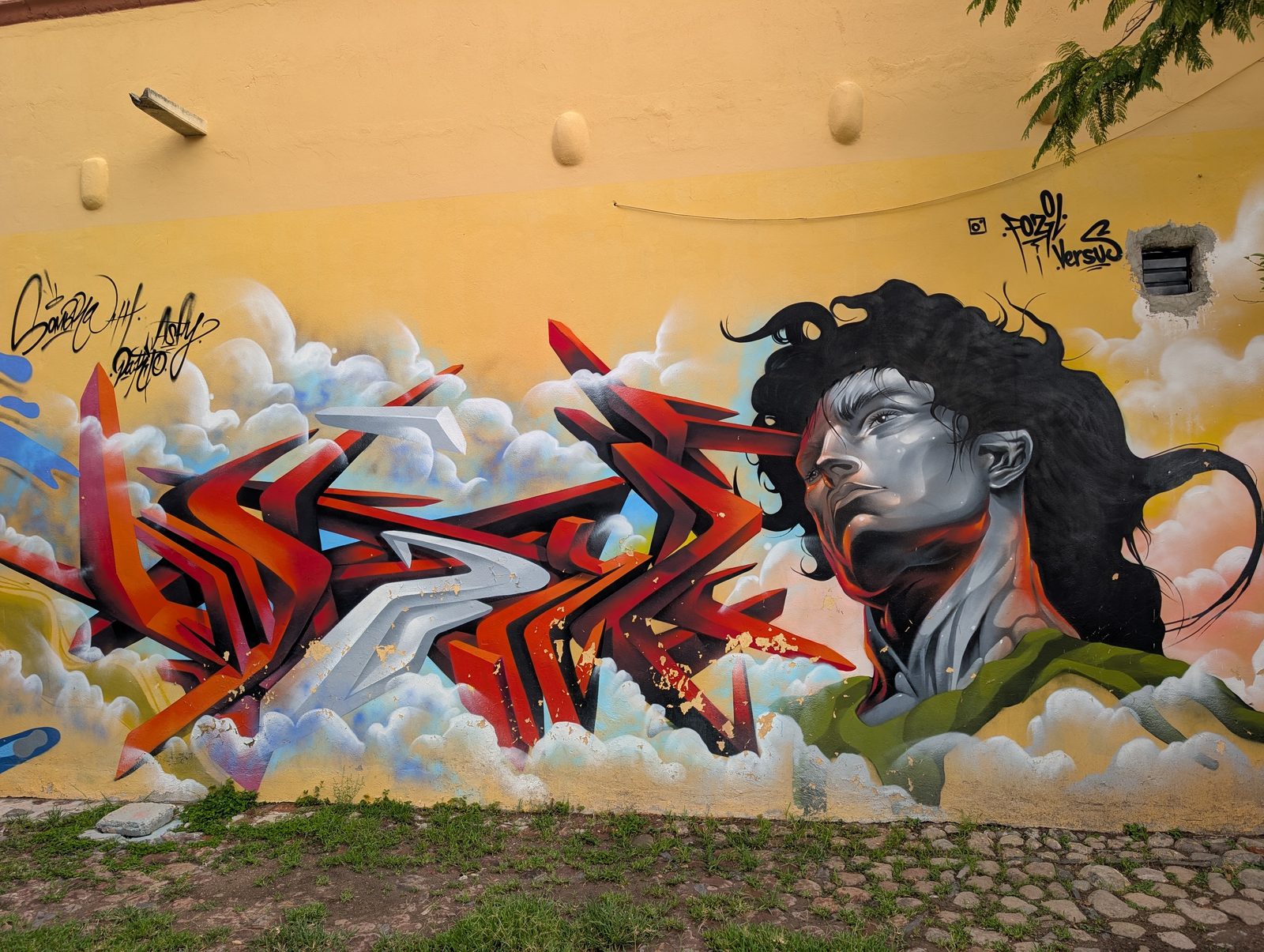 Wildstyle rojo y guerrero