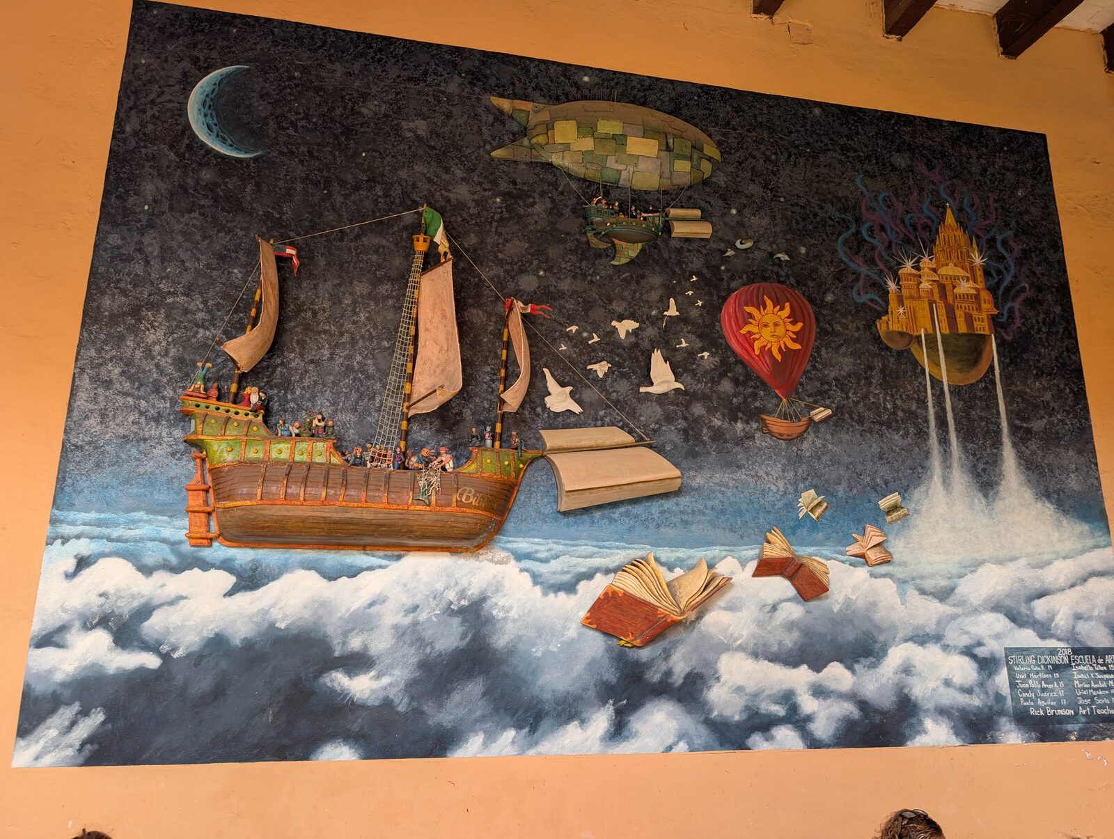 Galleon sailing the clouds