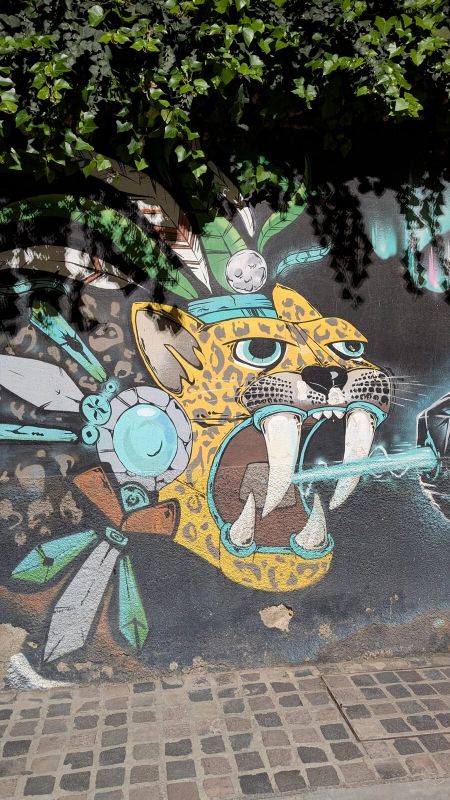 Jaguar warrior head