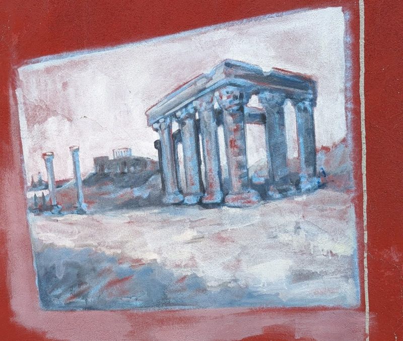 Greek temple ruins