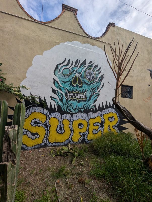 Flaming skull SUPER