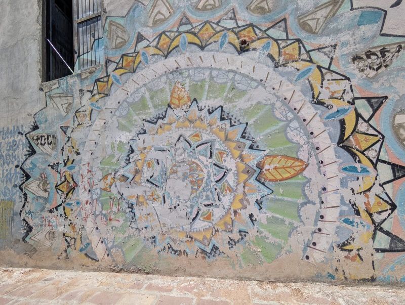 Radiating mandala