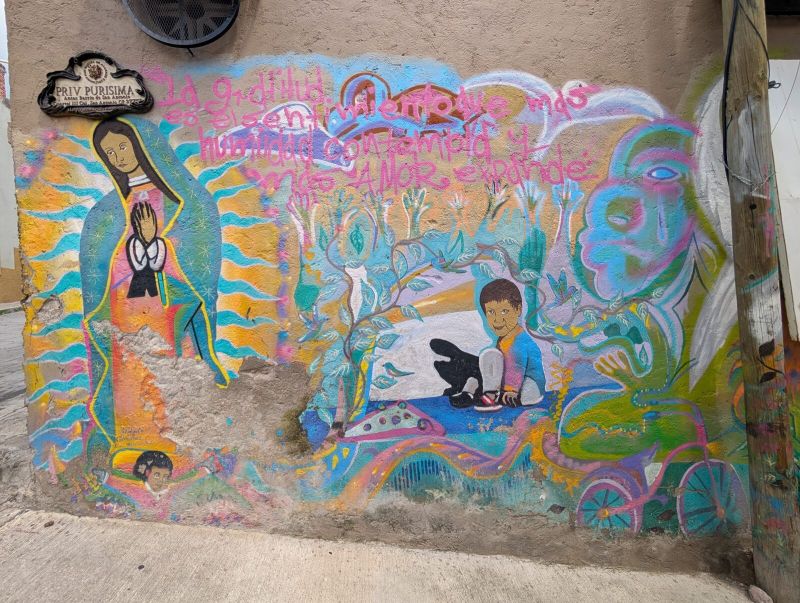 Guadalupe and boy
