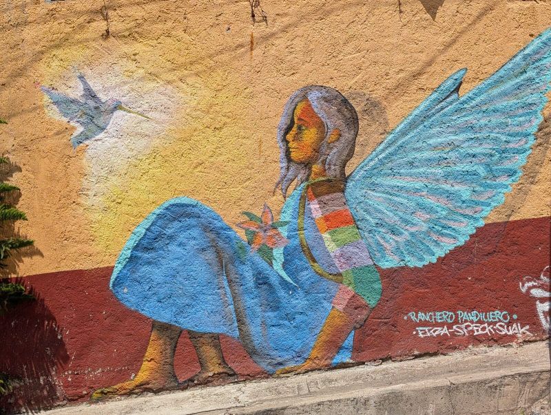 Winged woman