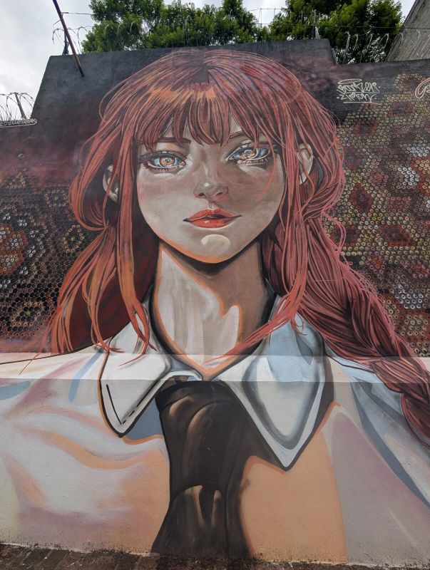 Anime redhead portrait