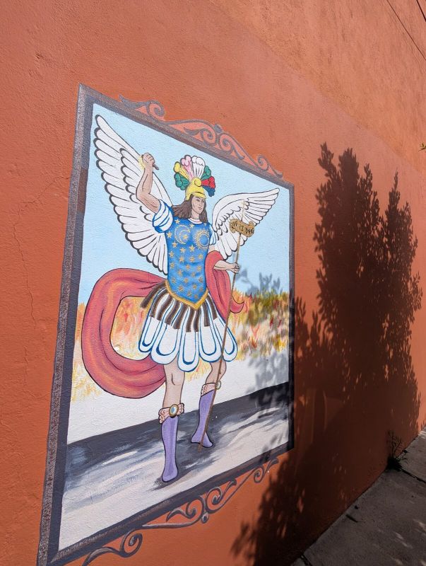 Winged archangel