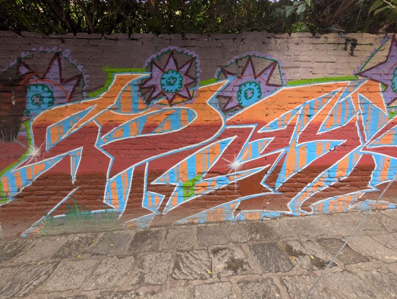 Wildstyle with Huichol stars