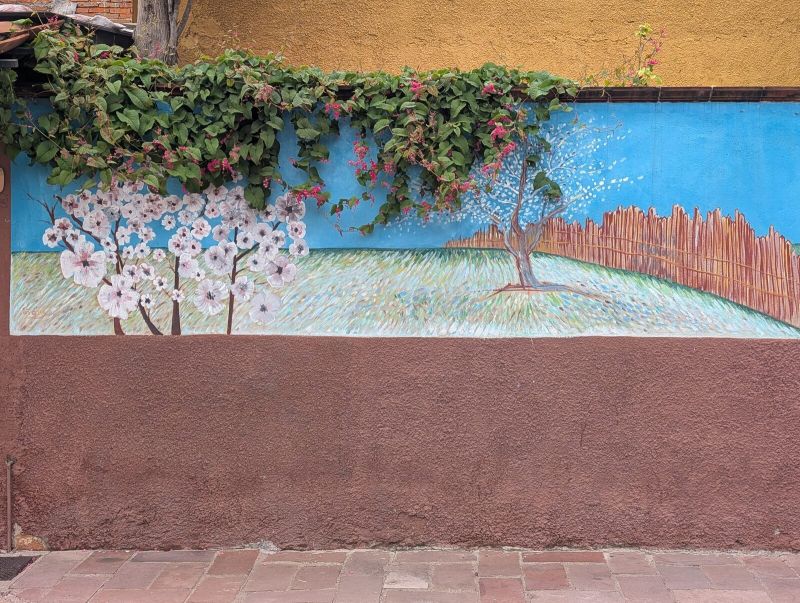 Blossoming orchard