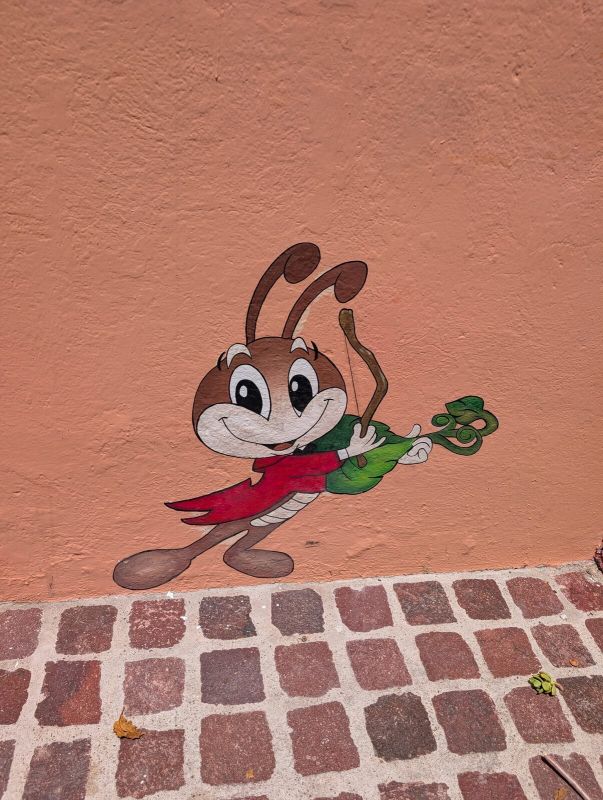 Cartoon archer ant