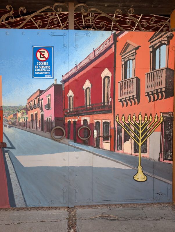 Colonial street scene