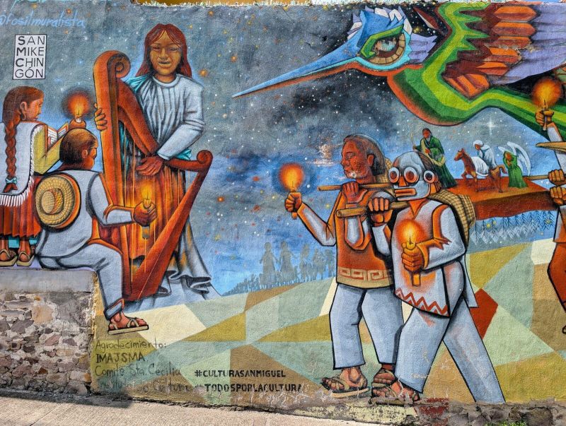 Santa Cecilia candlelight procession