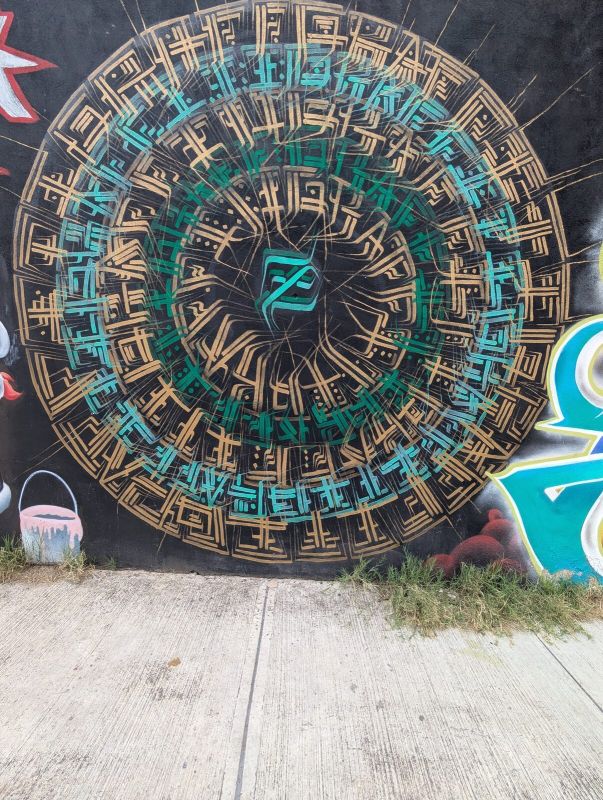 Calligraffiti mandala