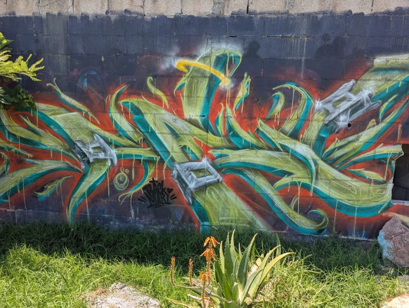 Flowing wildstyle ribbons