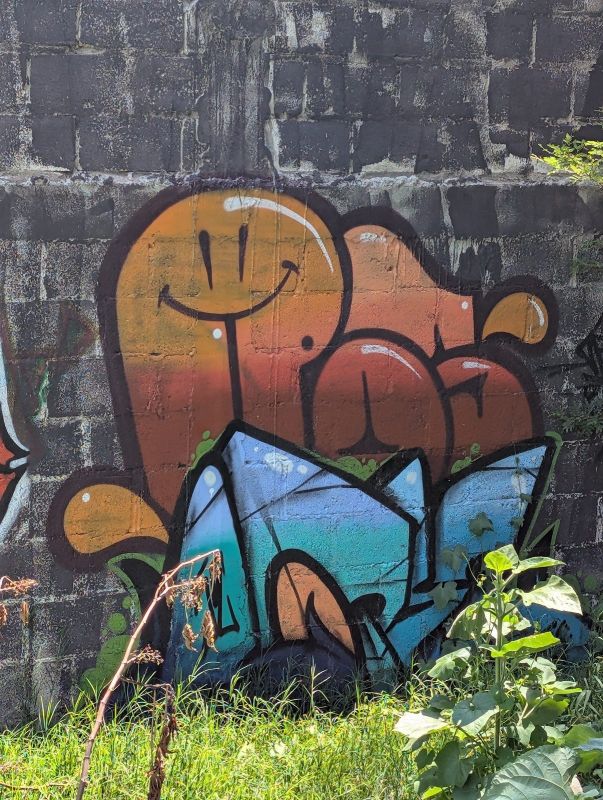 Smiling bubble letters