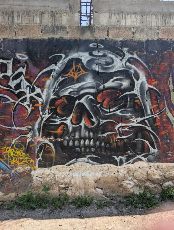 Silver skull