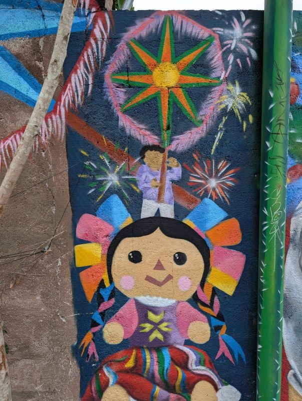 Lele doll with fireworks