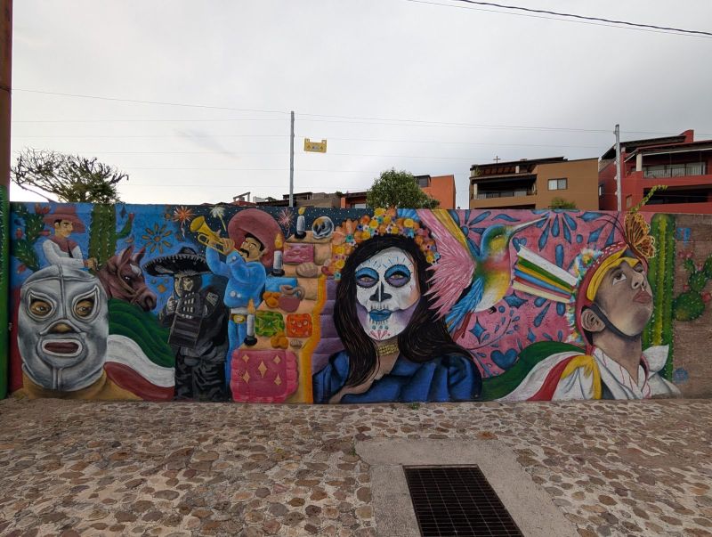 Mexican fiesta panorama
