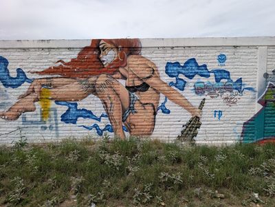 Red-haired pin-up