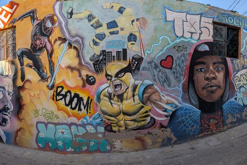 Muro de superhéroes de Marvel